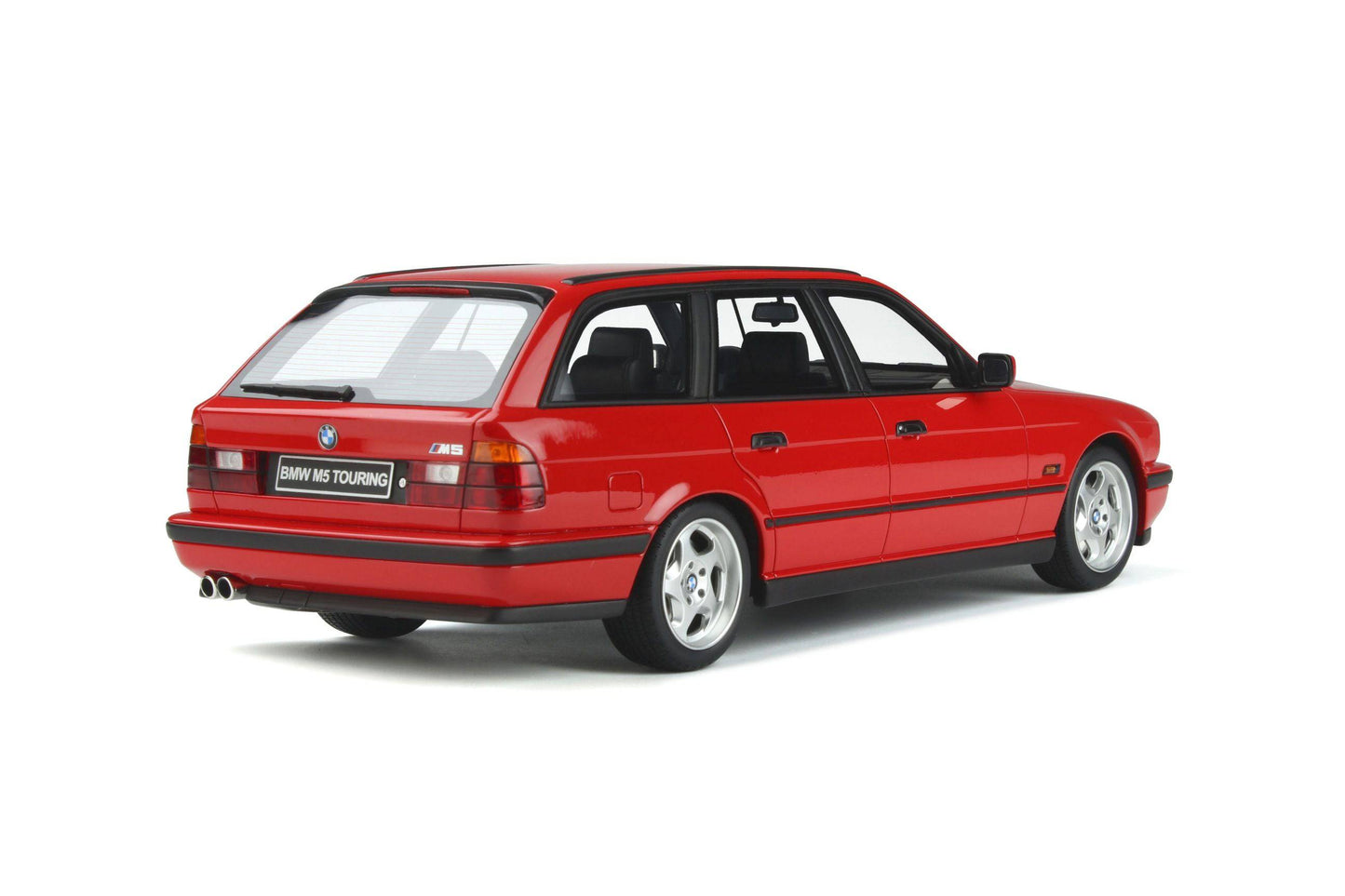 OttOmobile - BMW M5 Touring (E34) (Mugello Red) 1:18 Scale Model Car