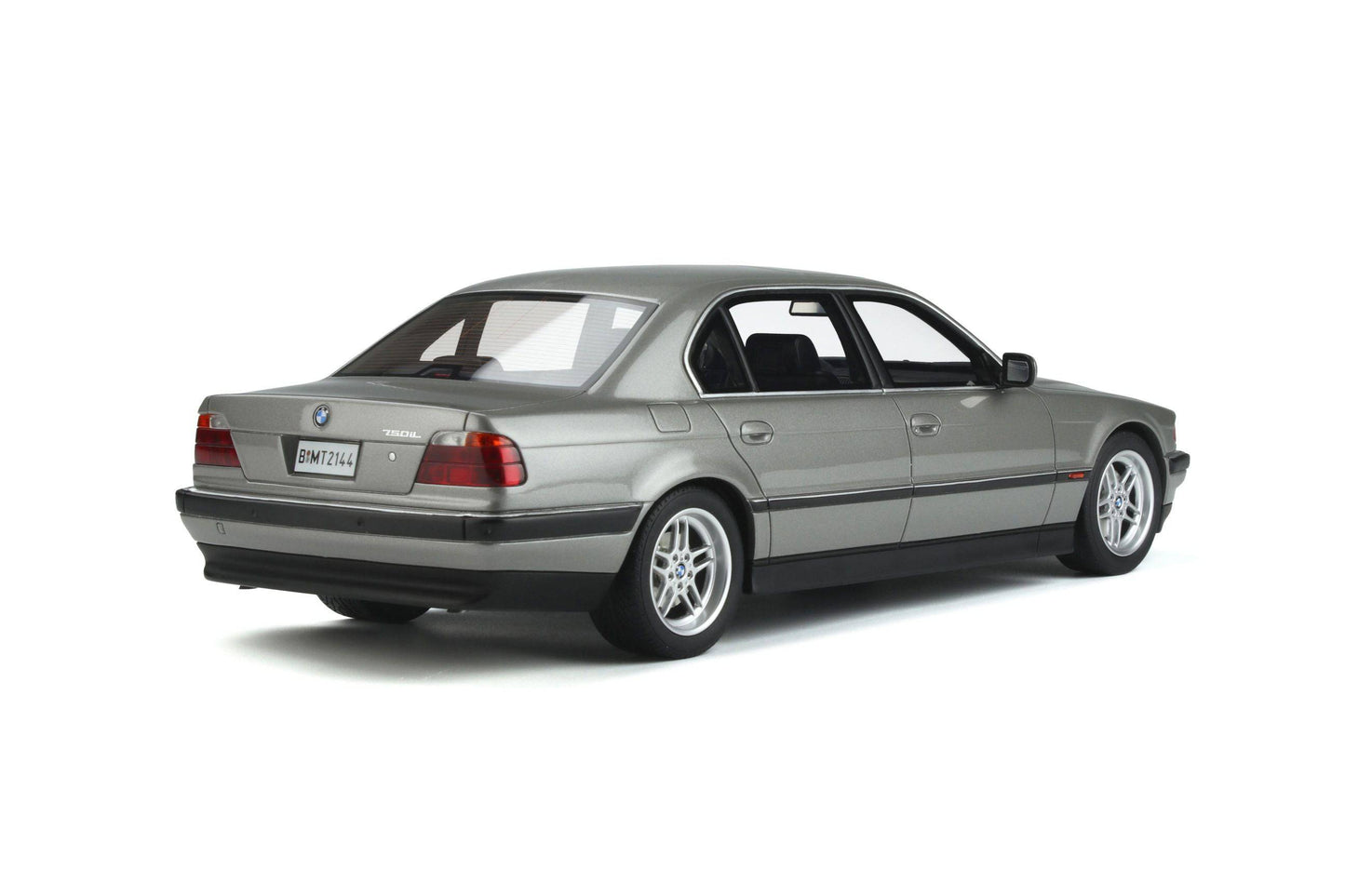 OttOmobile - BMW 750IL (E38) (Aspen Silver Metallic) 1:18 Scale Model Car