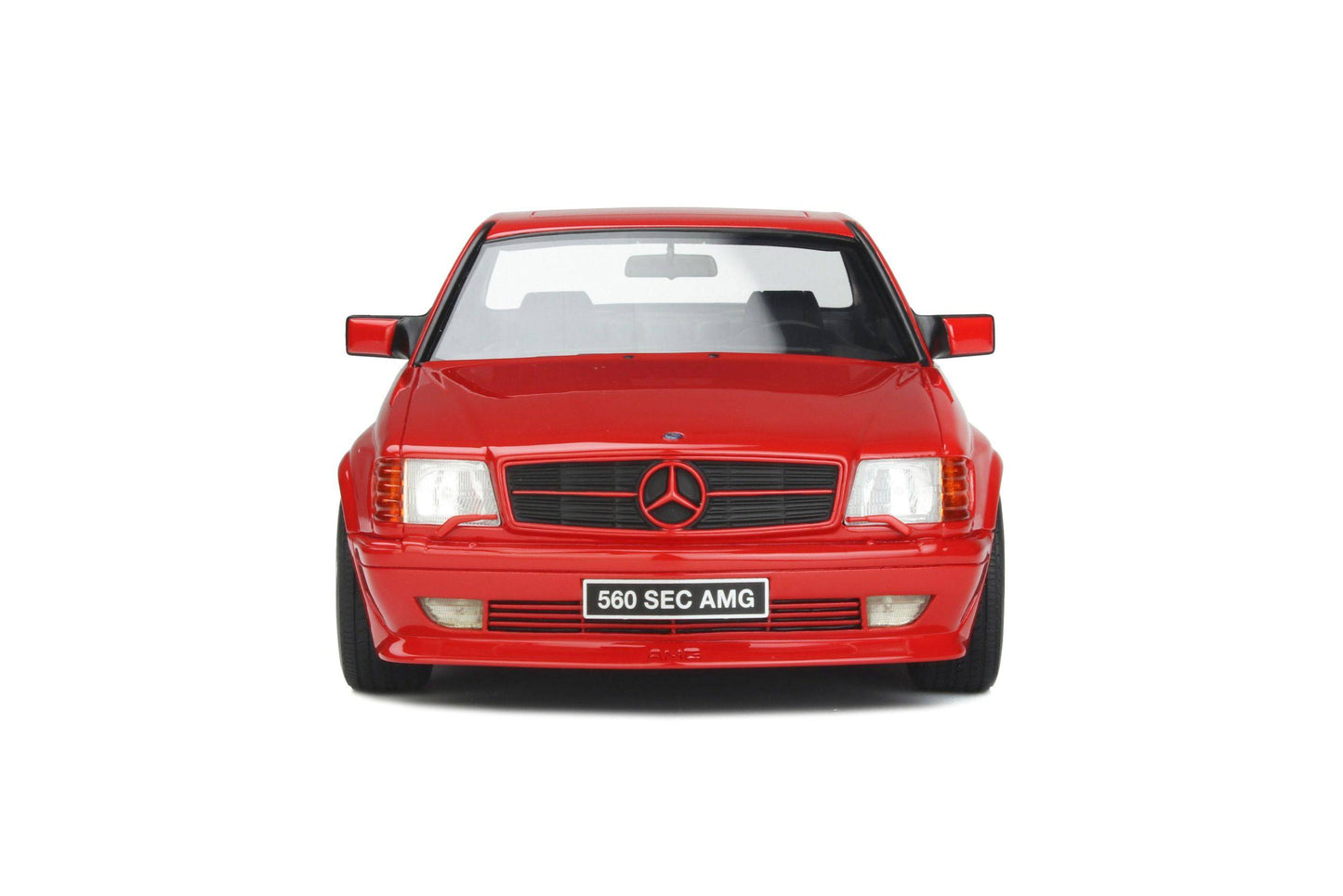 OttOmobile - Mercedes-Benz 560 SEC Wide Body (W126) (Signal Red) 1:18 Scale Model Car - Model Cars Canada Inc.