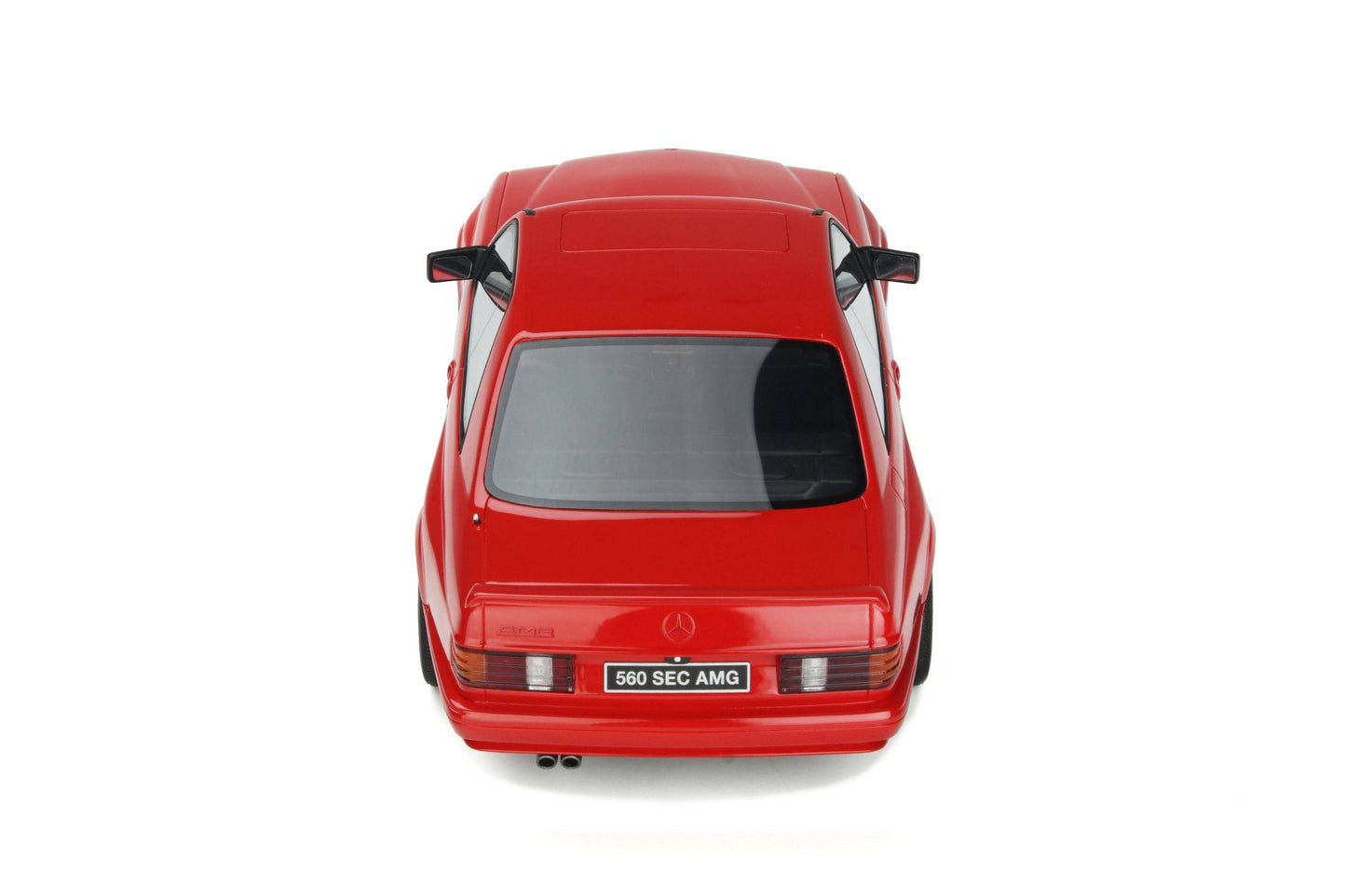 OttOmobile - Mercedes-Benz 560 SEC Wide Body (W126) (Signal Red) 1:18 Scale Model Car - Model Cars Canada Inc.