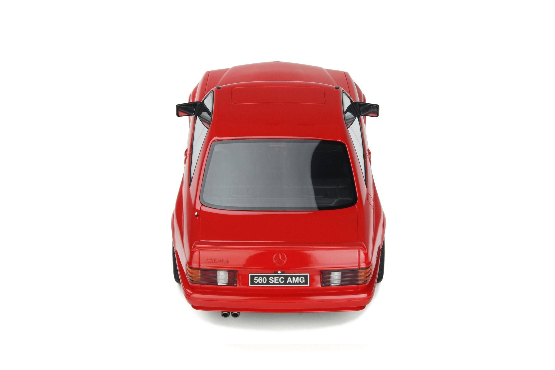 OttOmobile - Mercedes-Benz 560 SEC Wide Body (W126) (Signal Red) 1:18 Scale Model Car - Model Cars Canada Inc.
