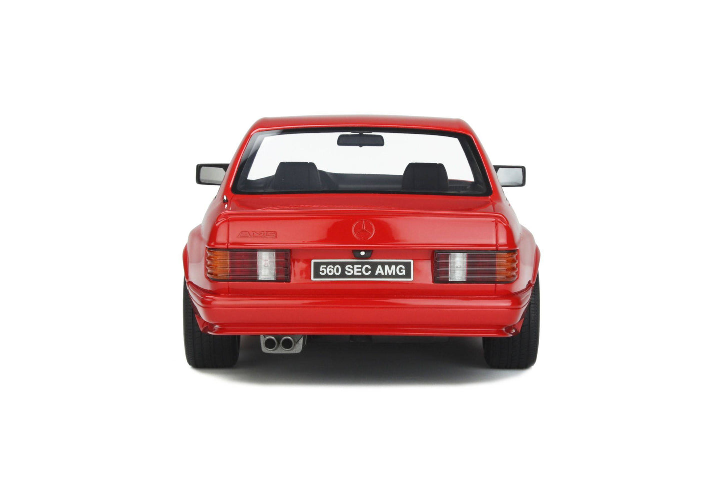 OttOmobile - Mercedes-Benz 560 SEC Wide Body (W126) (Signal Red) 1:18 Scale Model Car - Model Cars Canada Inc.