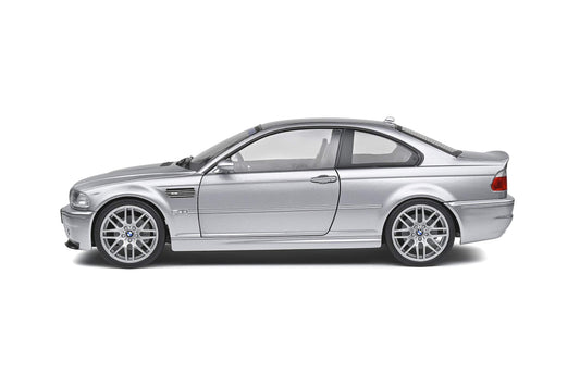 Solido - BMW M3 CSL (E46) (Silver Grey Metallic) 1:18 Scale Model Car - Model Cars Canada Inc.