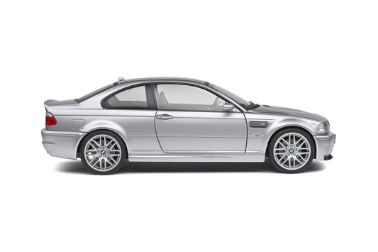 Solido - BMW M3 CSL (E46) (Silver Grey Metallic) 1:18 Scale Model Car - Model Cars Canada Inc.