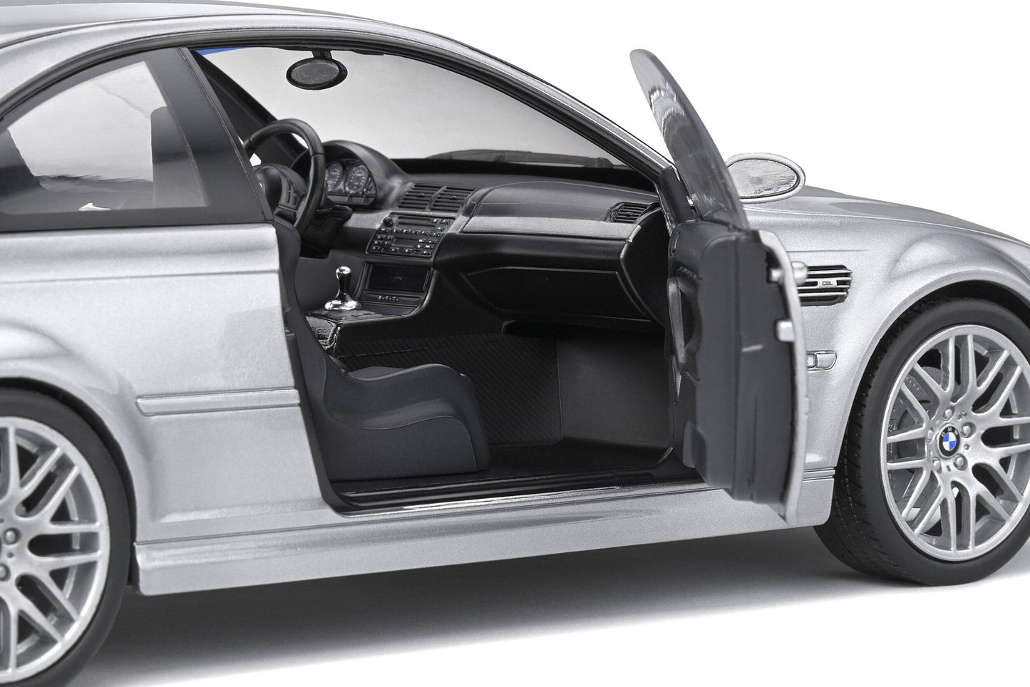 Solido - BMW M3 CSL (E46) (Silver Grey Metallic) 1:18 Scale Model Car - Model Cars Canada Inc.