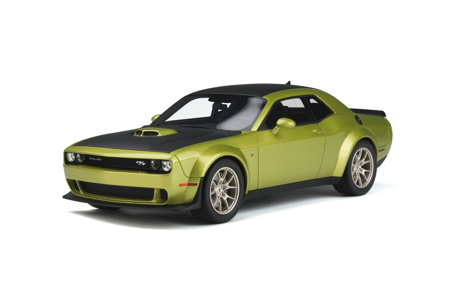 GT Spirit - Dodge Challenger R/T Scat Pack Widebody 50th Anniversary (Gold Rush) 1:18 Scale Model Car - Model Cars Canada Inc.