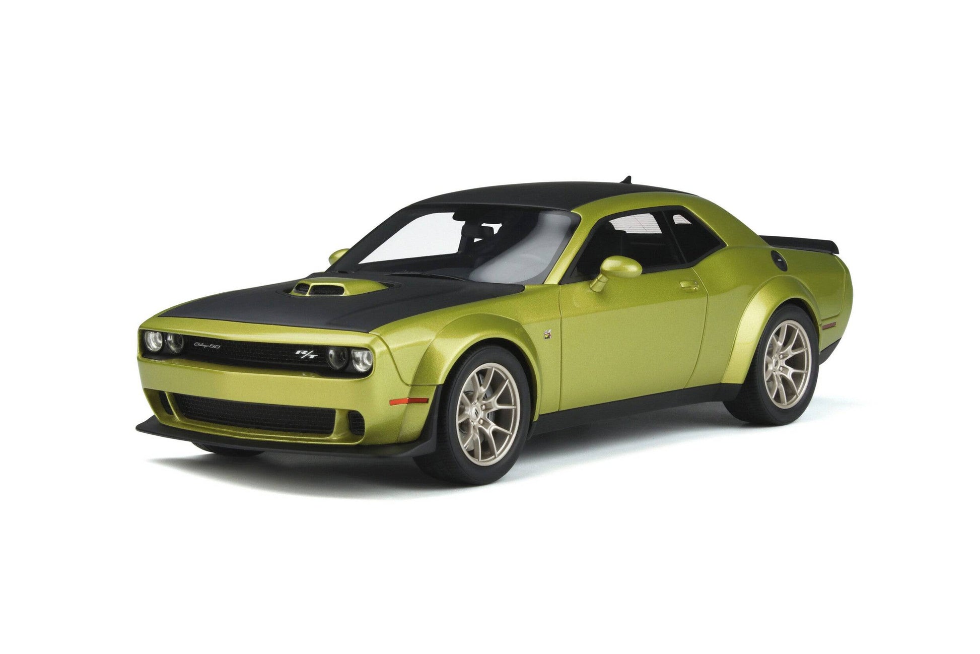 GT Spirit - Dodge Challenger R/T Scat Pack Widebody 50th Anniversary (Gold Rush) 1:18 Scale Model Car - Model Cars Canada Inc.