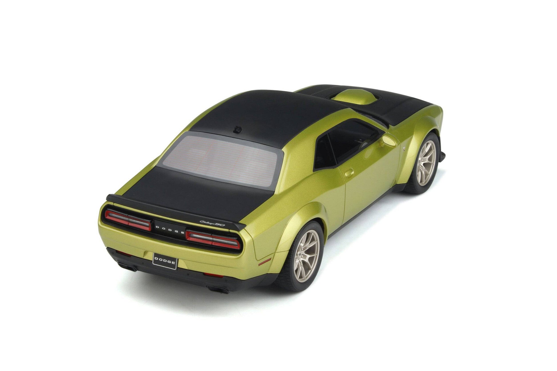 GT Spirit - Dodge Challenger R/T Scat Pack Widebody 50th Anniversary (Gold Rush) 1:18 Scale Model Car - Model Cars Canada Inc.