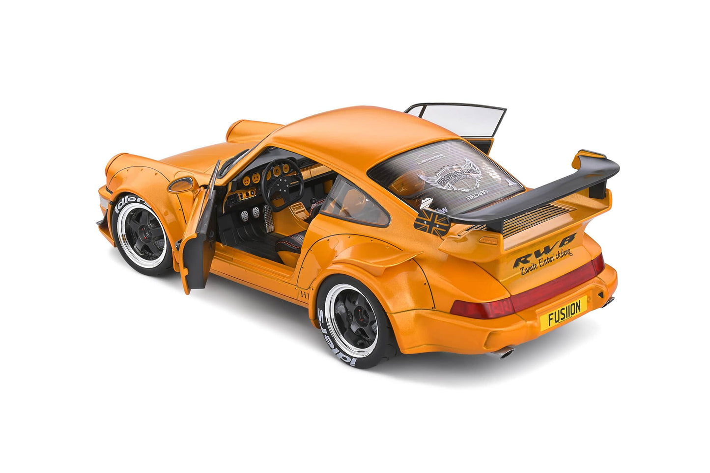 Solido - RWB Porsche 911 (964) "Hibiki" (Metallic Orange) 1:18 Scale Model Car - Model Cars Canada Inc.