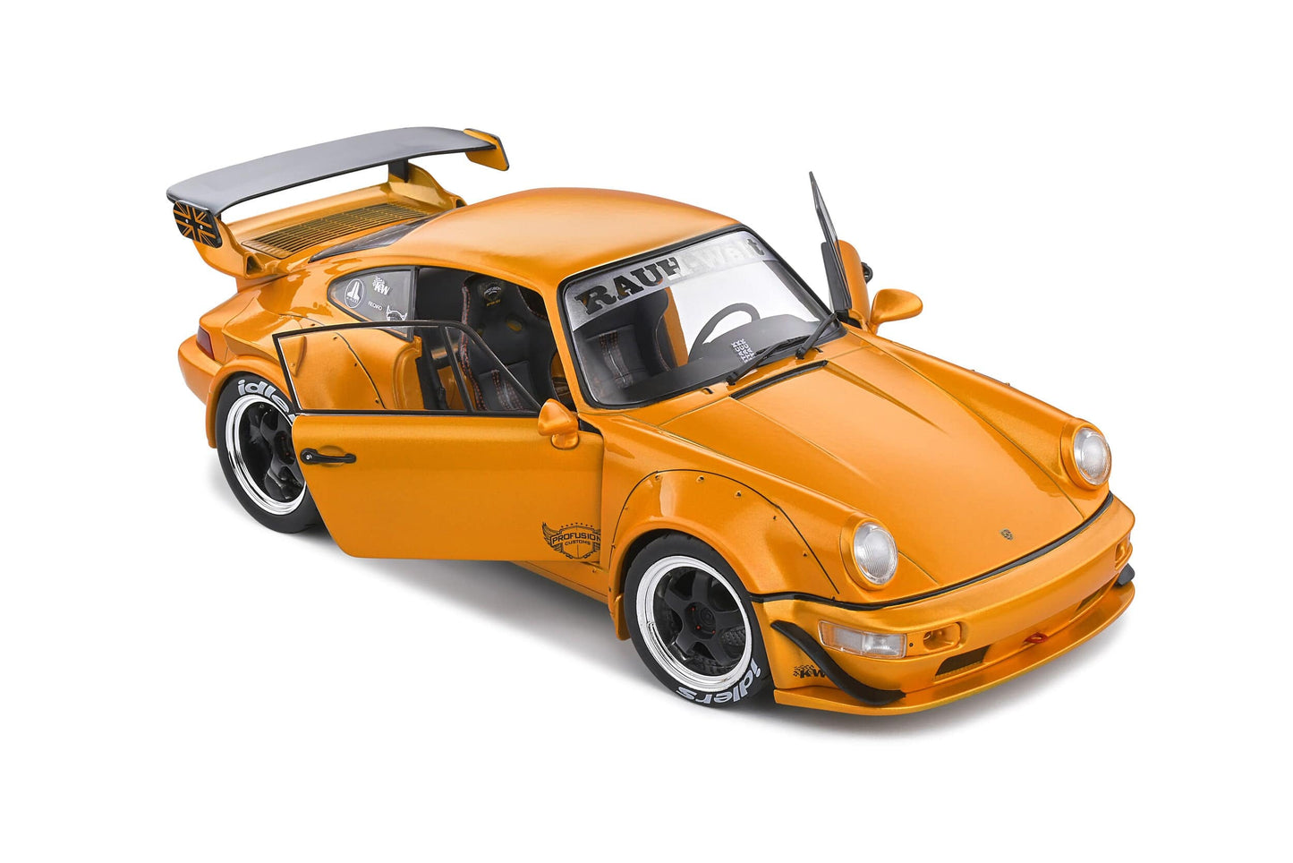 Solido - RWB Porsche 911 (964) "Hibiki" (Metallic Orange) 1:18 Scale Model Car - Model Cars Canada Inc.