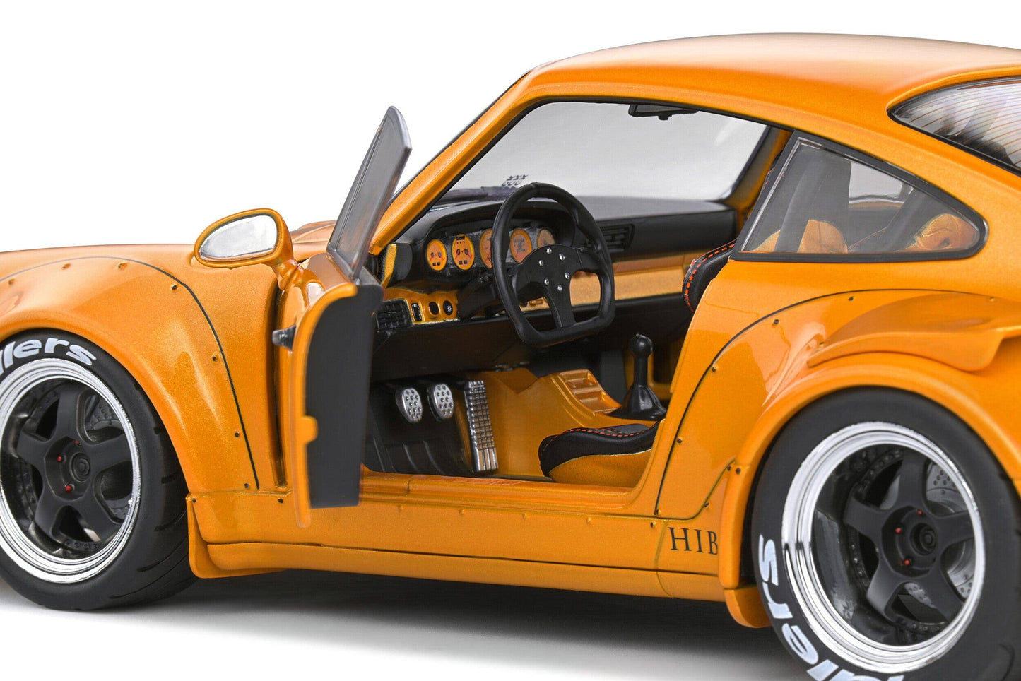 Solido - RWB Porsche 911 (964) "Hibiki" (Metallic Orange) 1:18 Scale Model Car - Model Cars Canada Inc.