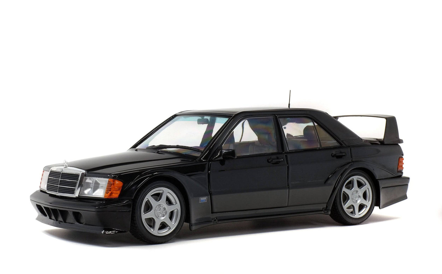 Solido - Mercedes-Benz 190E 2.5-16 Evolution II (W201) (Black Metallic) 1:18 Scale Model Car - Model Cars Canada Inc.