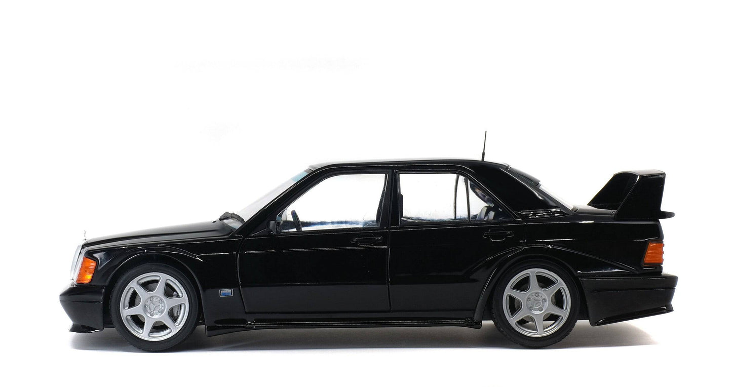 Solido - Mercedes-Benz 190E 2.5-16 Evolution II (W201) (Black Metallic) 1:18 Scale Model Car - Model Cars Canada Inc.