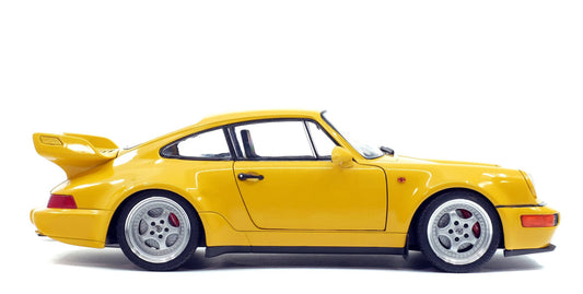 Solido - Porsche 911 (964) Carrera 3.8 RS (Speed Yellow) 1:18 Scale Model Car - Model Cars Canada Inc.