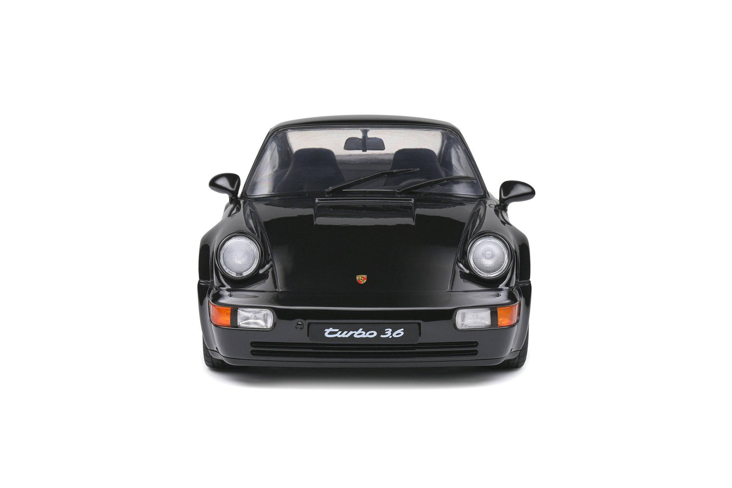 Solido - Porsche 911 (964) Turbo 3.6 (Black) 1:18 Scale Model Car - Model Cars Canada Inc.