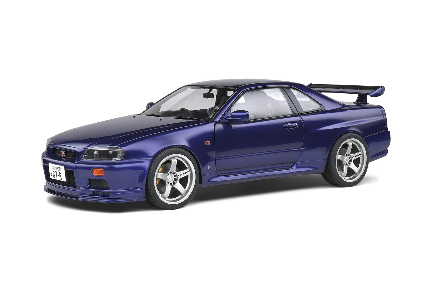 Solido - Nissan Skyline GT-R (R34) (Midnight Purple) 1:18 Scale Model Car - Model Cars Canada Inc.