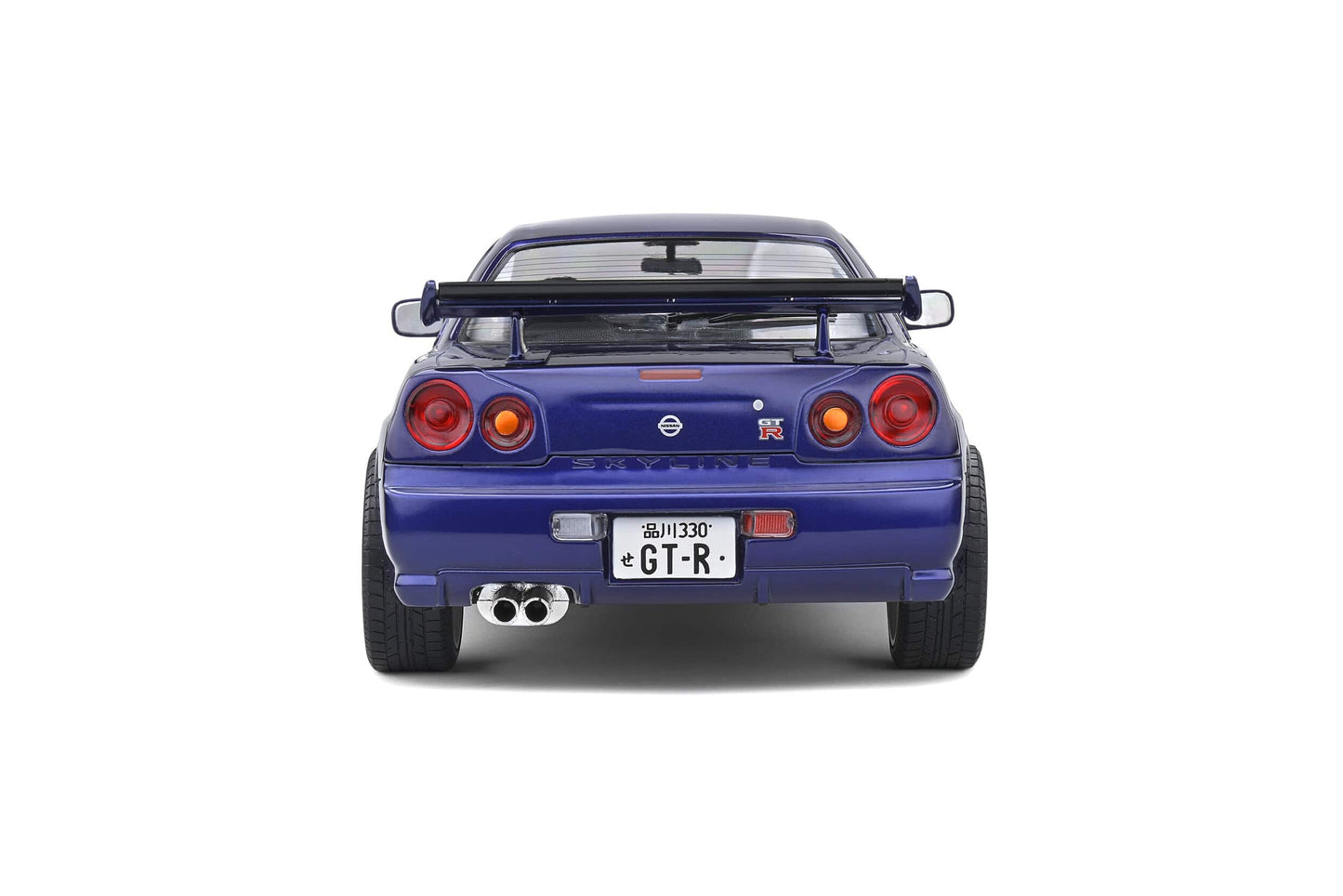 Solido - Nissan Skyline GT-R (R34) (Midnight Purple) 1:18 Scale Model Car - Model Cars Canada Inc.
