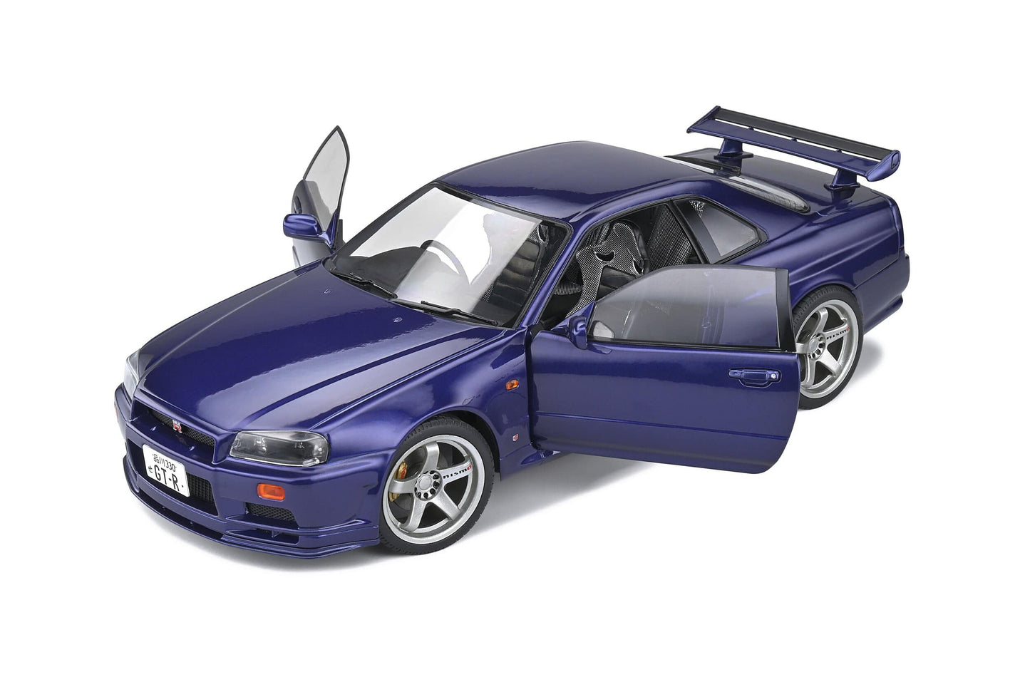 Solido - Nissan Skyline GT-R (R34) (Midnight Purple) 1:18 Scale Model Car - Model Cars Canada Inc.
