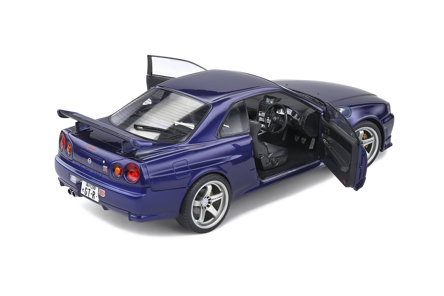 Solido - Nissan Skyline GT-R (R34) (Midnight Purple) 1:18 Scale Model Car - Model Cars Canada Inc.