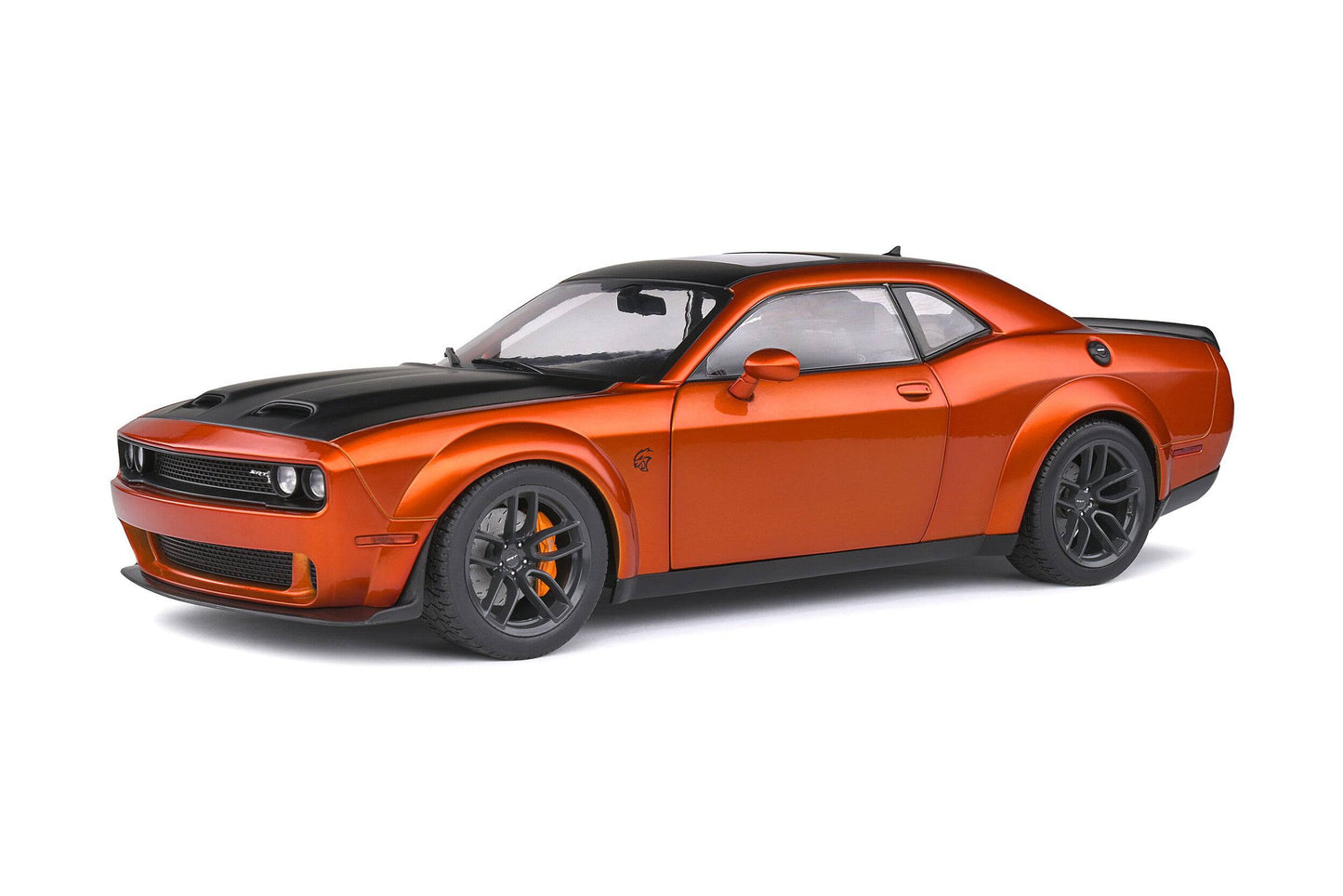 Solido - Dodge Challenger SRT Widebody (Orange Metallic) 1:18 Scale Model Car - Model Cars Canada Inc.