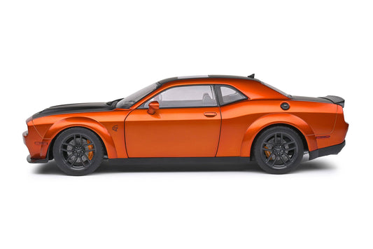 Solido - Dodge Challenger SRT Widebody (Orange Metallic) 1:18 Scale Model Car - Model Cars Canada Inc.