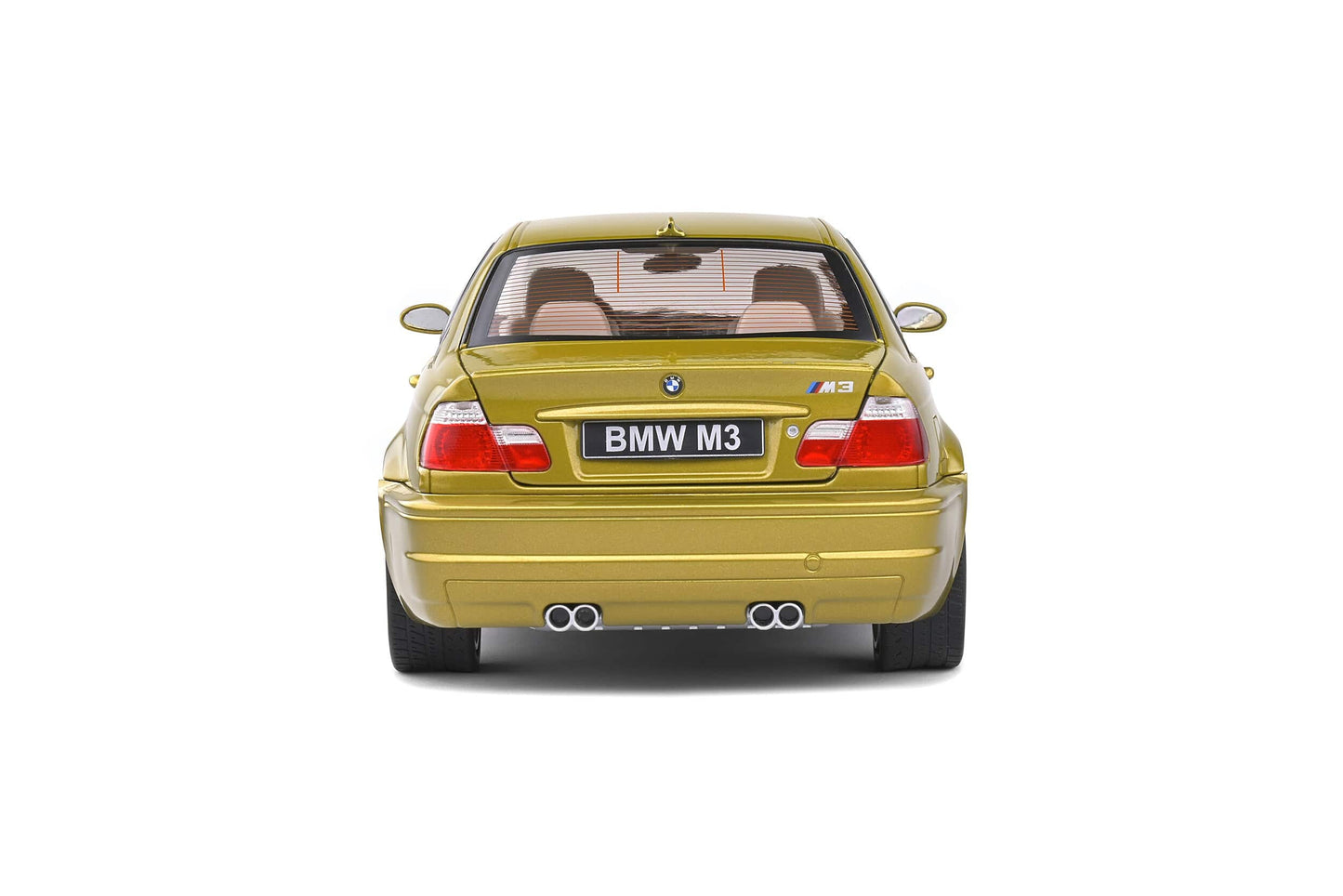 Solido - BMW M3 Coupe (E46) (Phoenix Yellow) 1:18 Scale Model Car