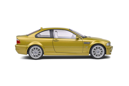 Solido - BMW M3 Coupe (E46) (Phoenix Yellow) 1:18 Scale Model Car - Model Cars Canada Inc.