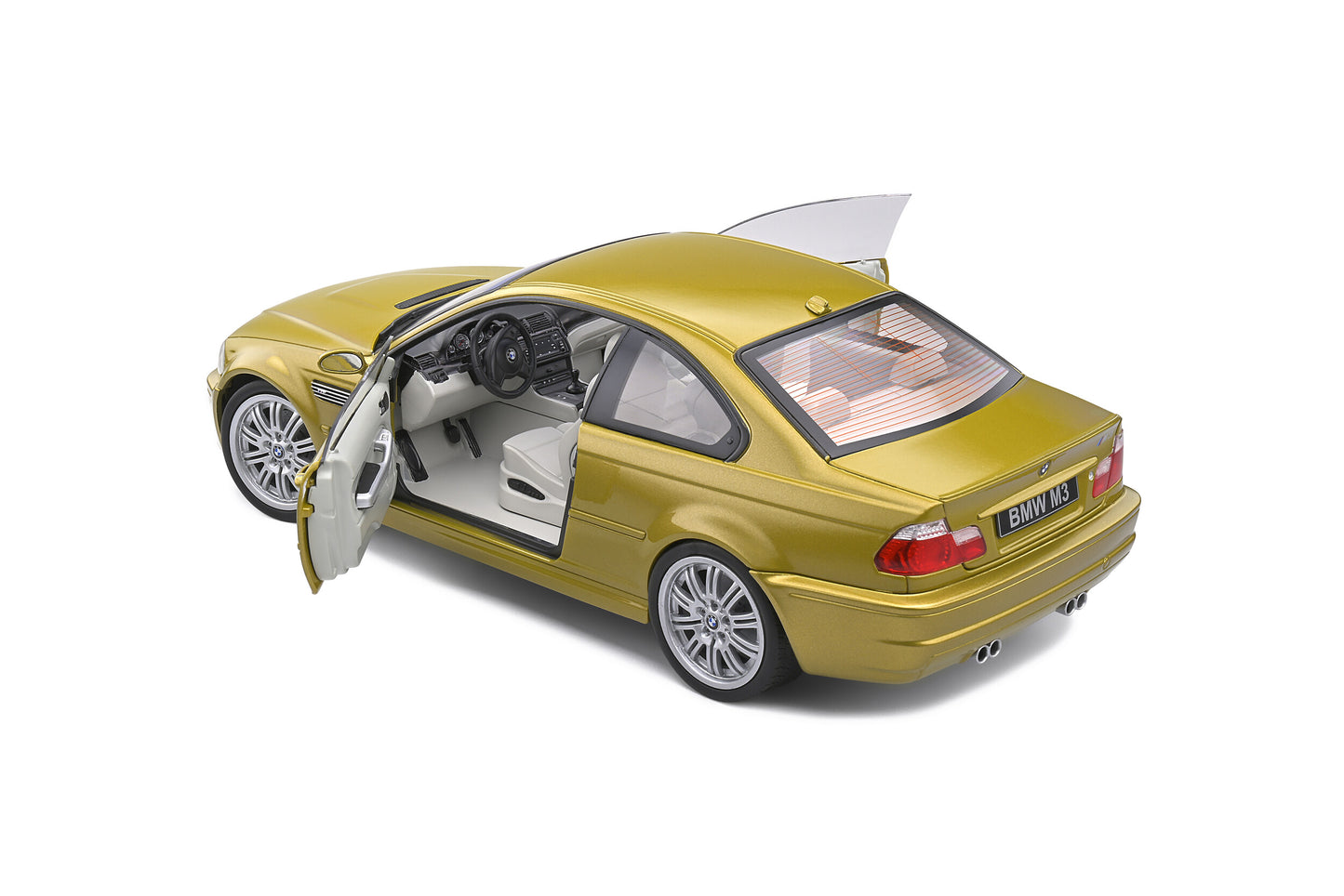Solido - BMW M3 Coupe (E46) (Phoenix Yellow) 1:18 Scale Model Car