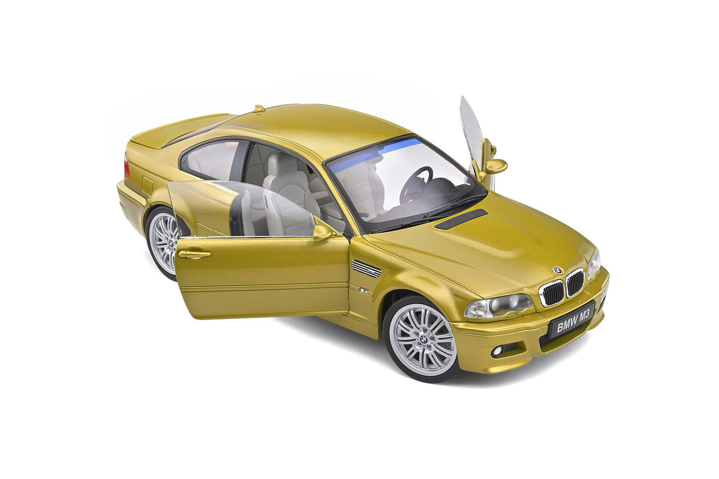 Solido - BMW M3 Coupe (E46) (Phoenix Yellow) 1:18 Scale Model Car - Model Cars Canada Inc.