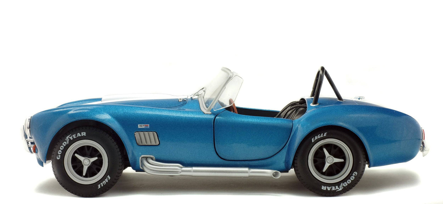 Solido - Shelby Cobra 427S/C (Metallic Blue) 1:18 Scale Model Car - Model Cars Canada Inc.