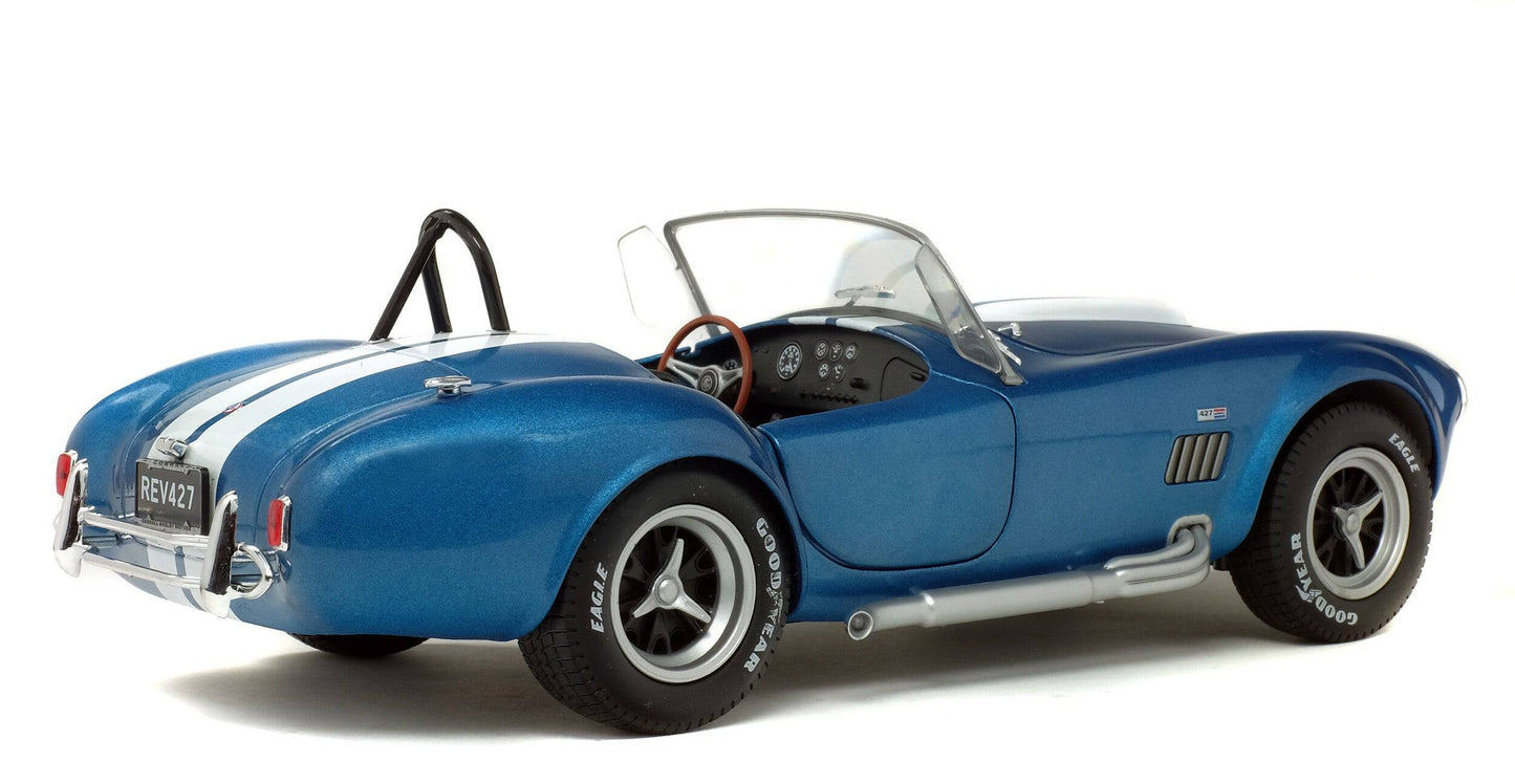 Solido - Shelby Cobra 427S/C (Metallic Blue) 1:18 Scale Model Car - Model Cars Canada Inc.