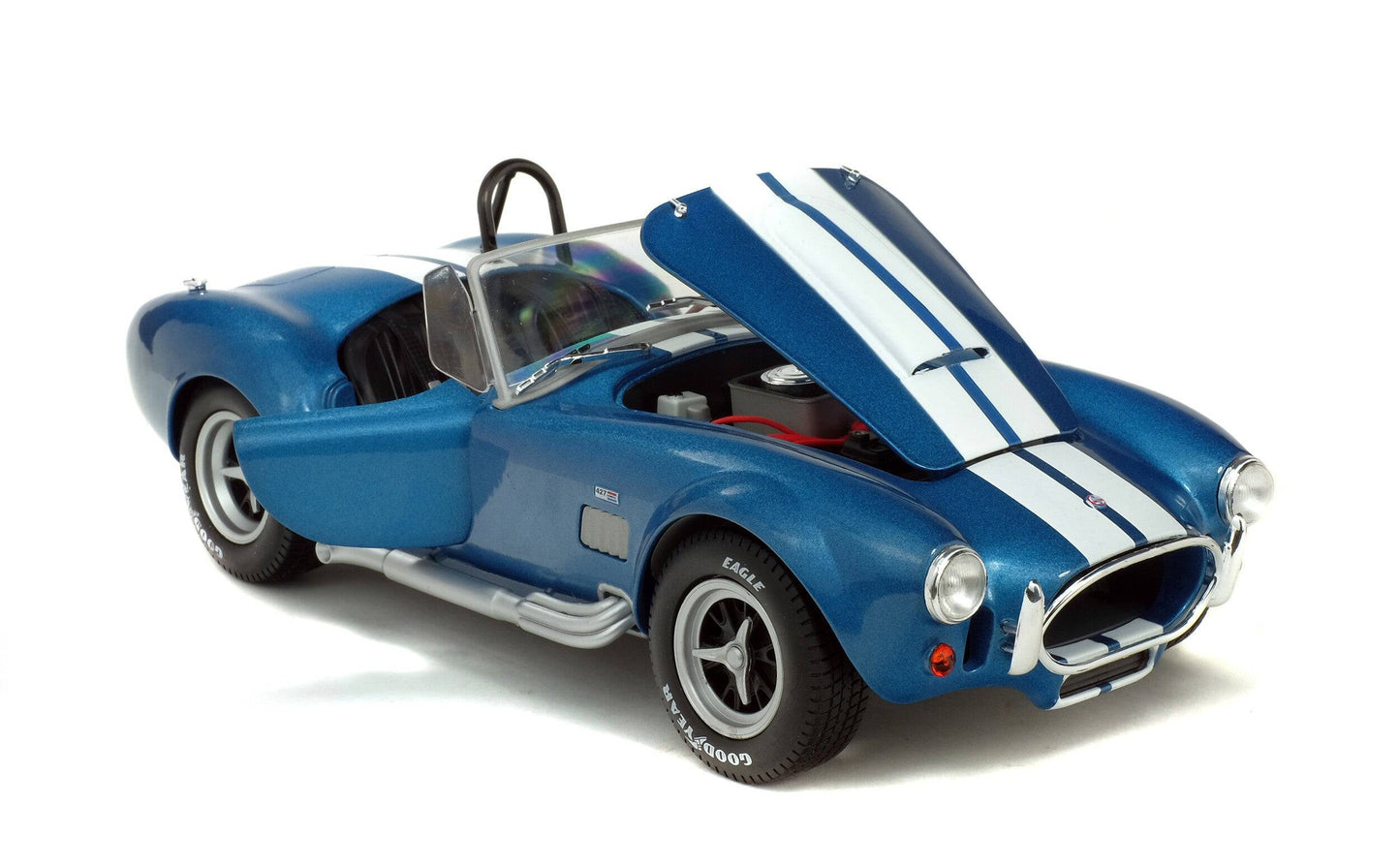 Solido - Shelby Cobra 427S/C (Metallic Blue) 1:18 Scale Model Car - Model Cars Canada Inc.