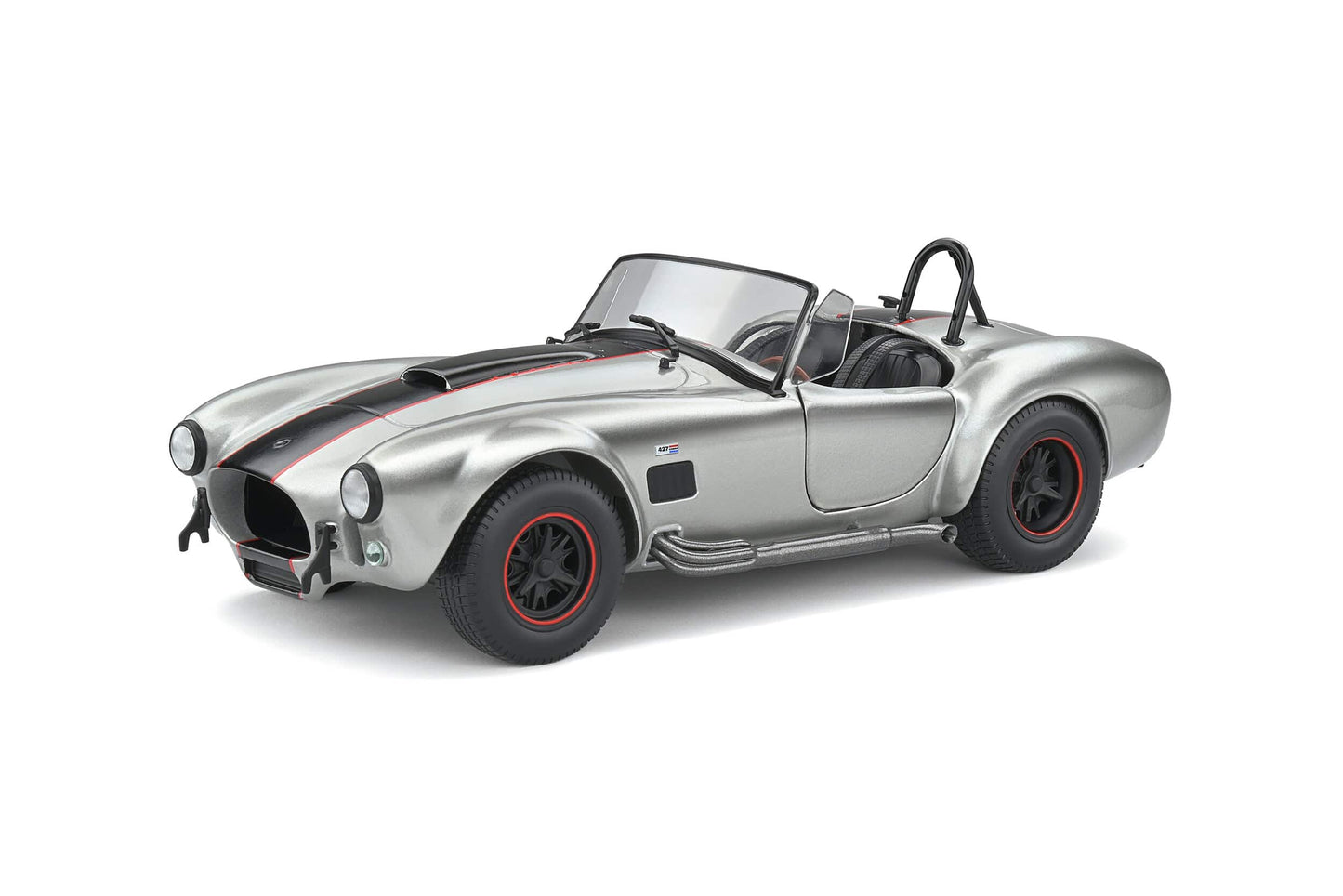 Solido - Shelby Cobra 427 (MK2) (Silver) 1:18 Scale Model Car