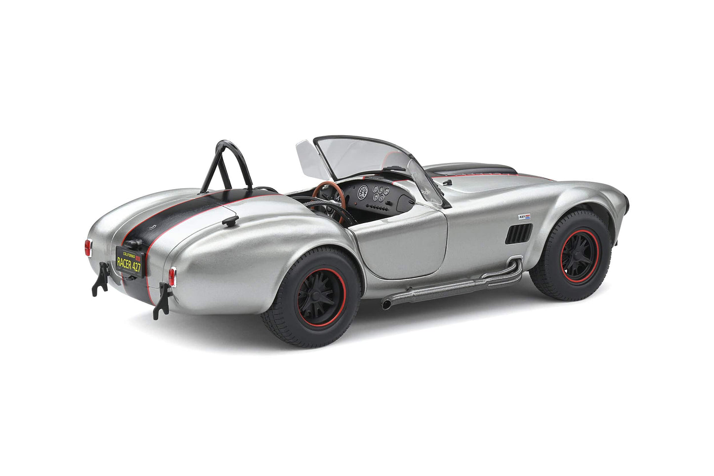 Solido - Shelby Cobra 427 (MK2) (Silver) 1:18 Scale Model Car - Model Cars Canada Inc.