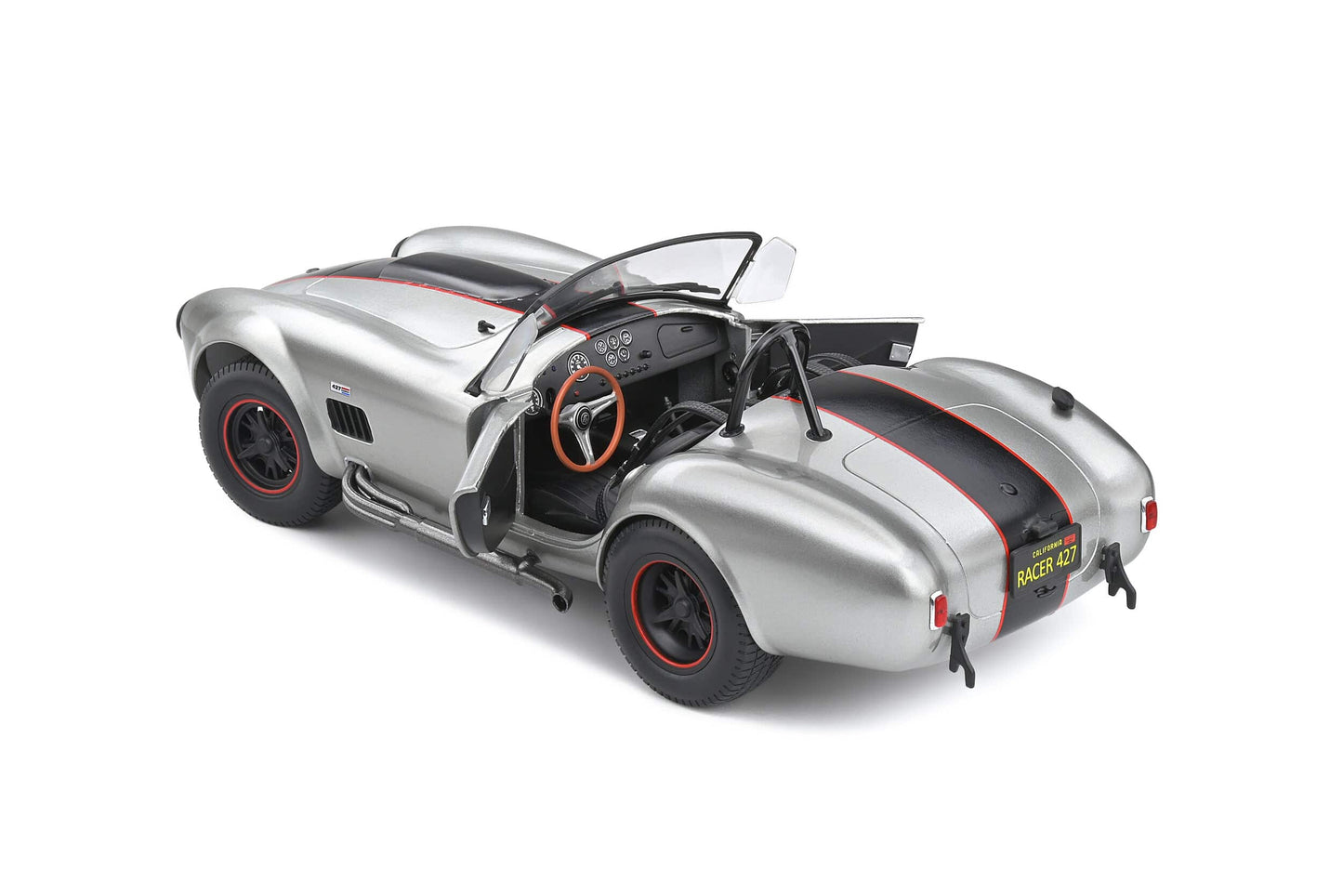 Solido - Shelby Cobra 427 (MK2) (Silver) 1:18 Scale Model Car - Model Cars Canada Inc.