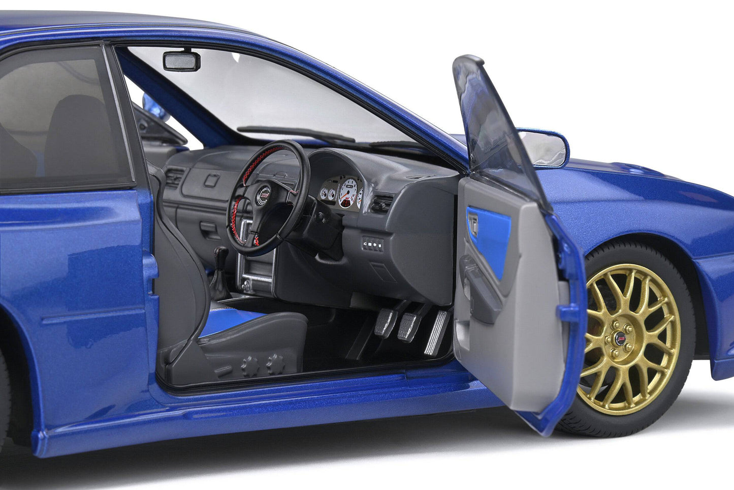 Solido - Subaru Impreza WRX STi 22B (Sonic Blue) 1:18 Scale Model Car - Model Cars Canada Inc.