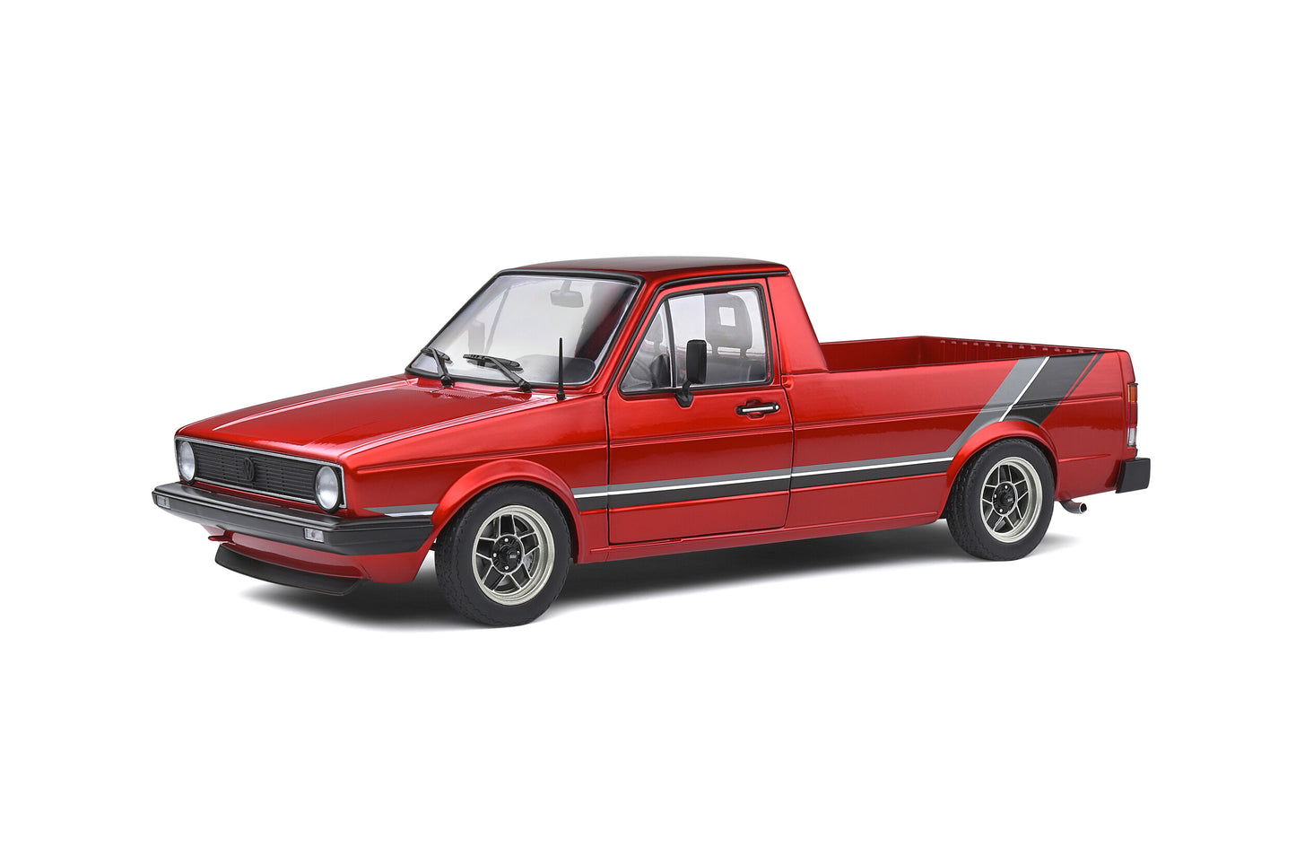 Solido - Volkswagen Caddy "Custom" (MK1) (Mars Red) 1:18 Scale Model Car