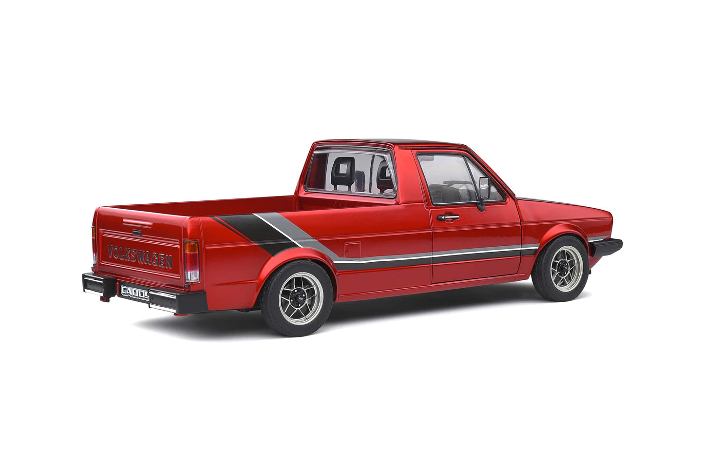 Solido - Volkswagen Caddy "Custom" (MK1) (Mars Red) 1:18 Scale Model Car