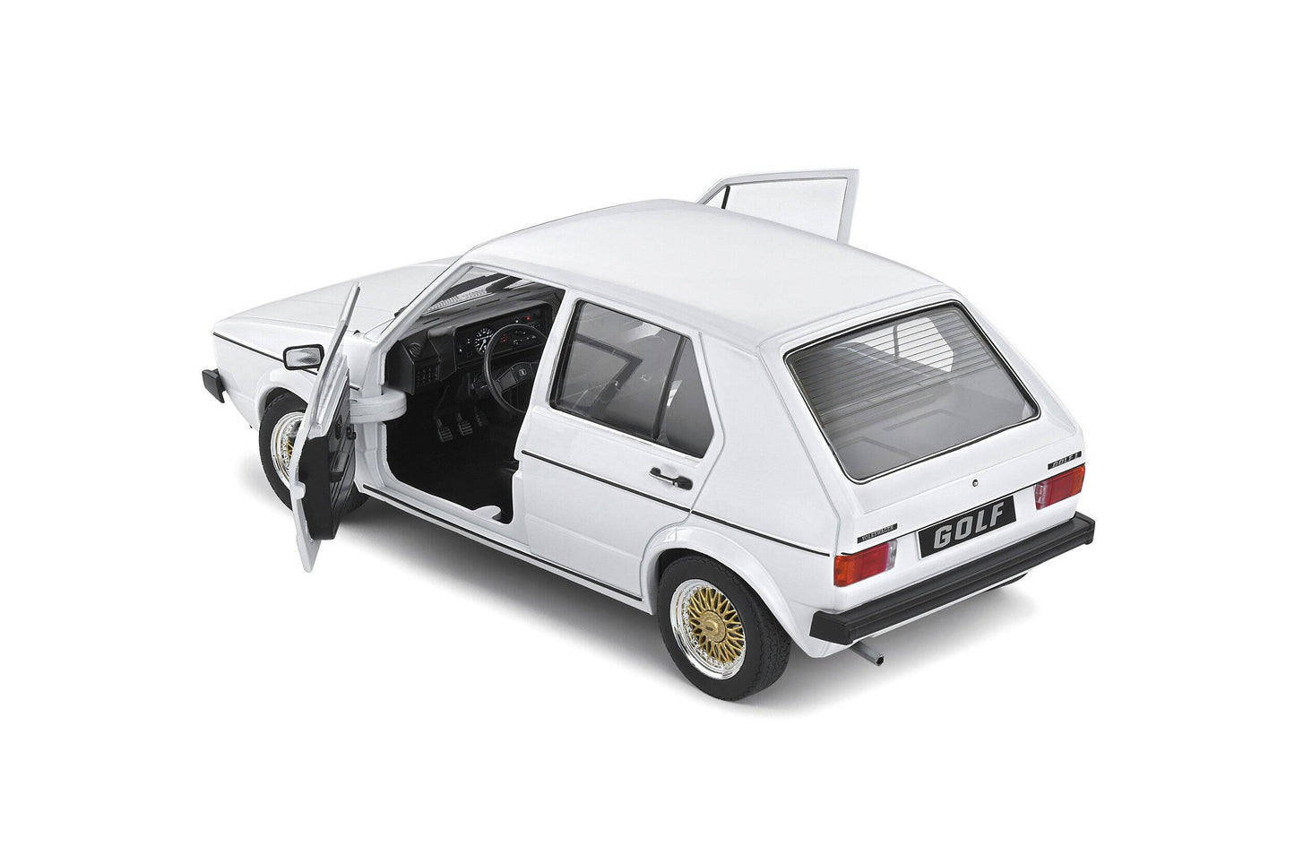 Solido - Volkswagen Golf L "Custom" (MK1) (Alpine White) 1:18 Scale Model Car - Model Cars Canada Inc.