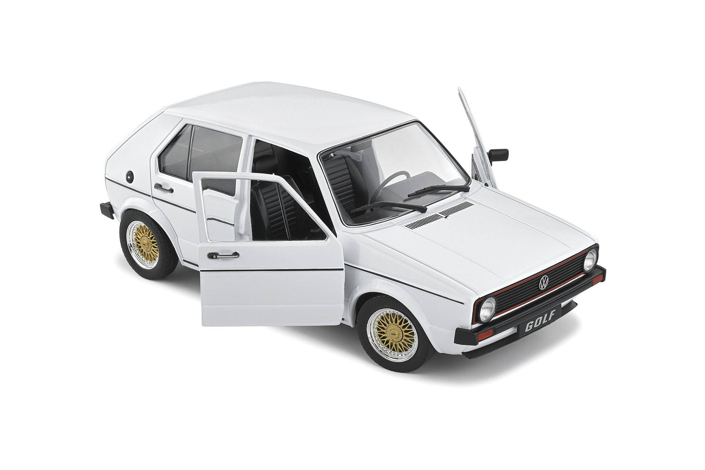 Solido - Volkswagen Golf L "Custom" (MK1) (Alpine White) 1:18 Scale Model Car - Model Cars Canada Inc.