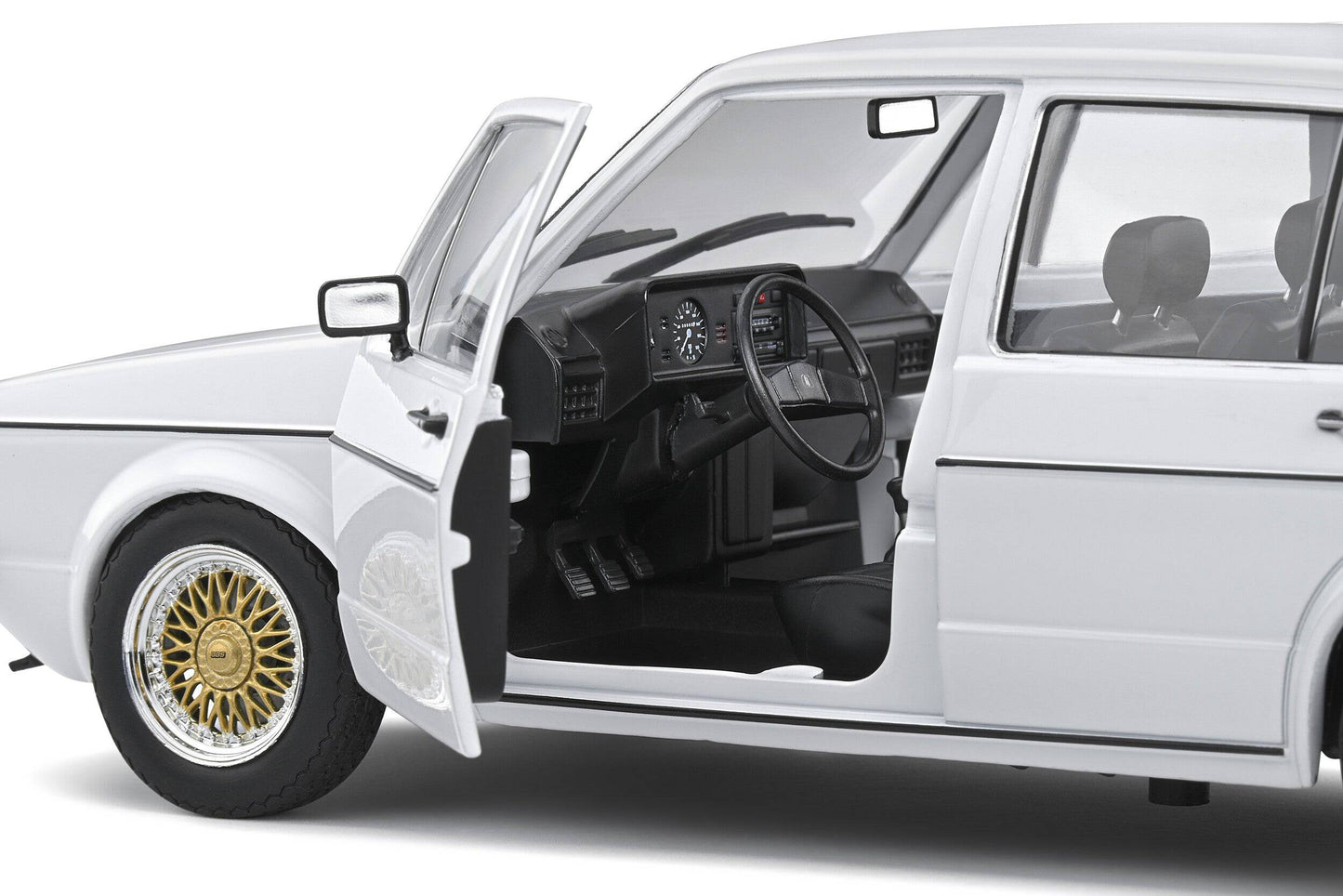 Solido - Volkswagen Golf L "Custom" (MK1) (Alpine White) 1:18 Scale Model Car - Model Cars Canada Inc.