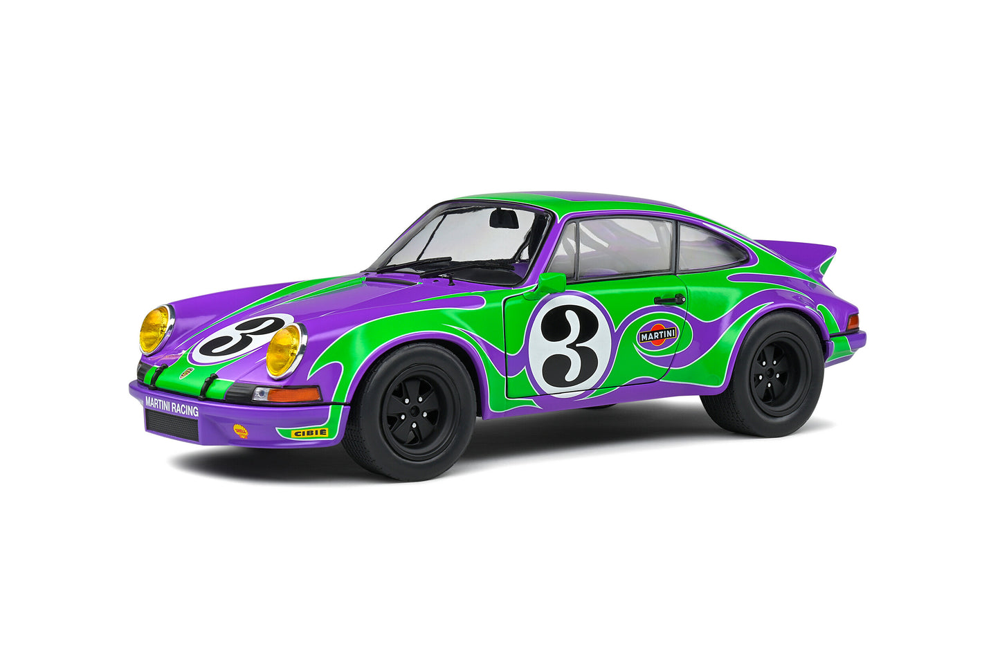 Solido - Porsche 911 Carrera RSR (Purple Hippy) 1:18 Scale Model Car