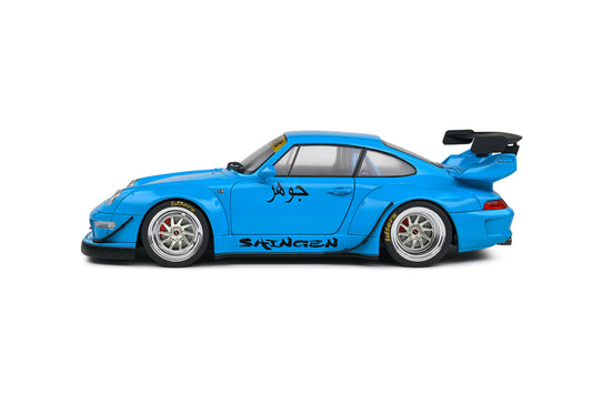 Solido - RWB Porsche 911 (993) "Shingen" (Blue) 1:18 Scale Model Car