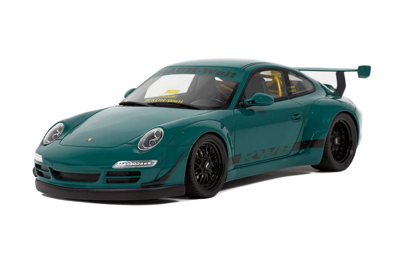 GT Spirit - RWB Porsche 911 (997) "Syunkashuto" (Hell Green) 1:18 Scale Model Car