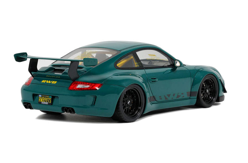 GT Spirit - RWB Porsche 911 (997) "Syunkashuto" (Hell Green) 1:18 Scale Model Car