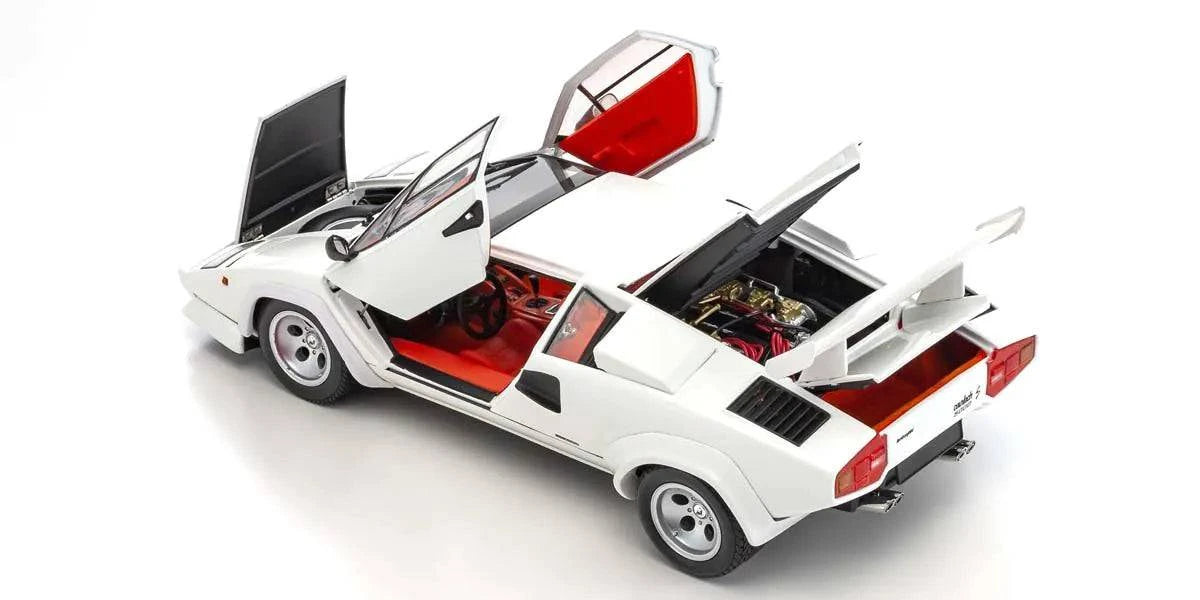 Kyosho - Lamborghini Countach LP500S (White) 1:18 Scale Model Car - Model Cars Canada Inc.
