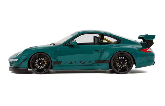 GT Spirit - RWB Porsche 911 (997) "Syunkashuto" (Hell Green) 1:18 Scale Model Car