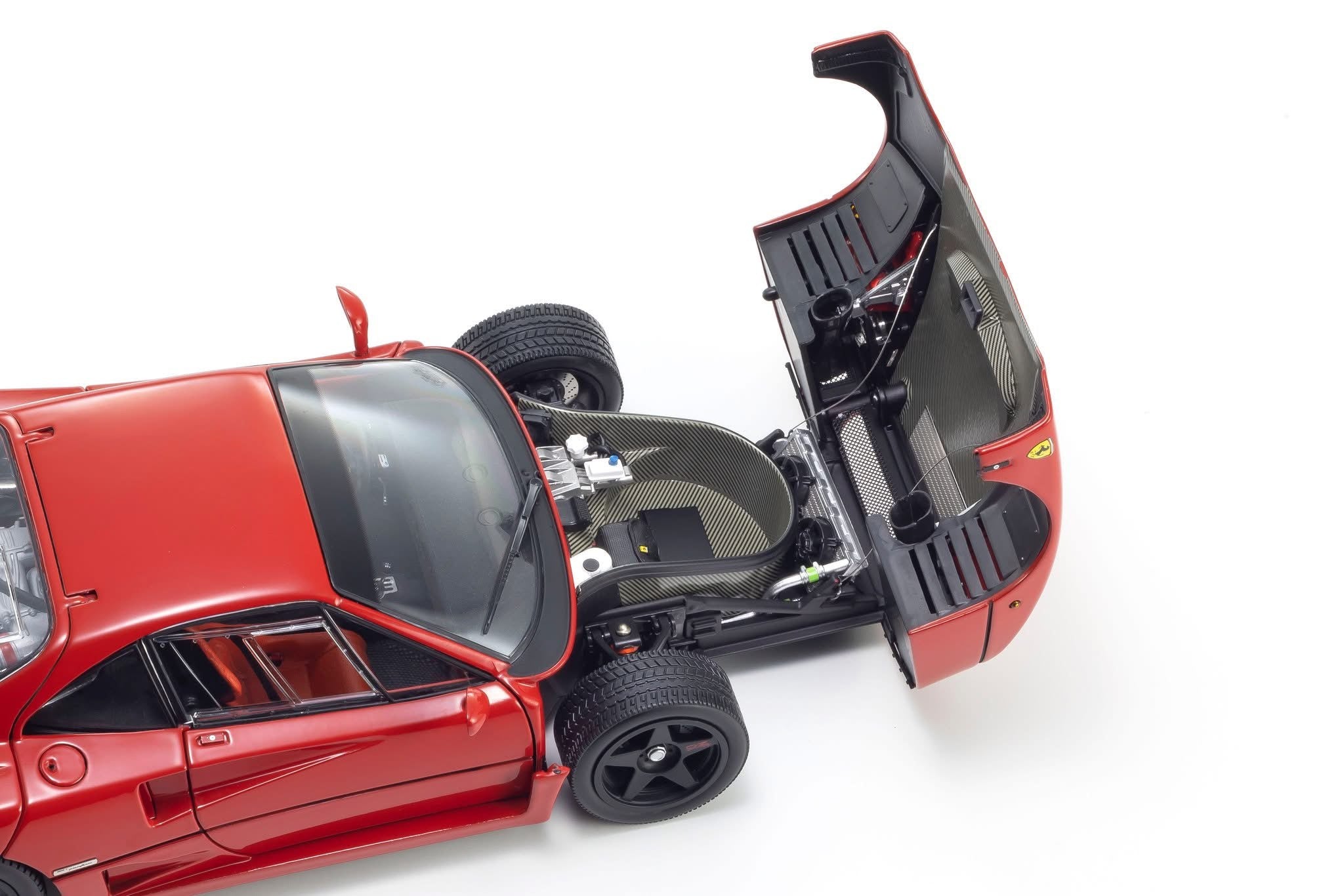 Kyosho - Ferrari F40 Light Weight with LM Wings (Rosso Corsa Red) 1:18