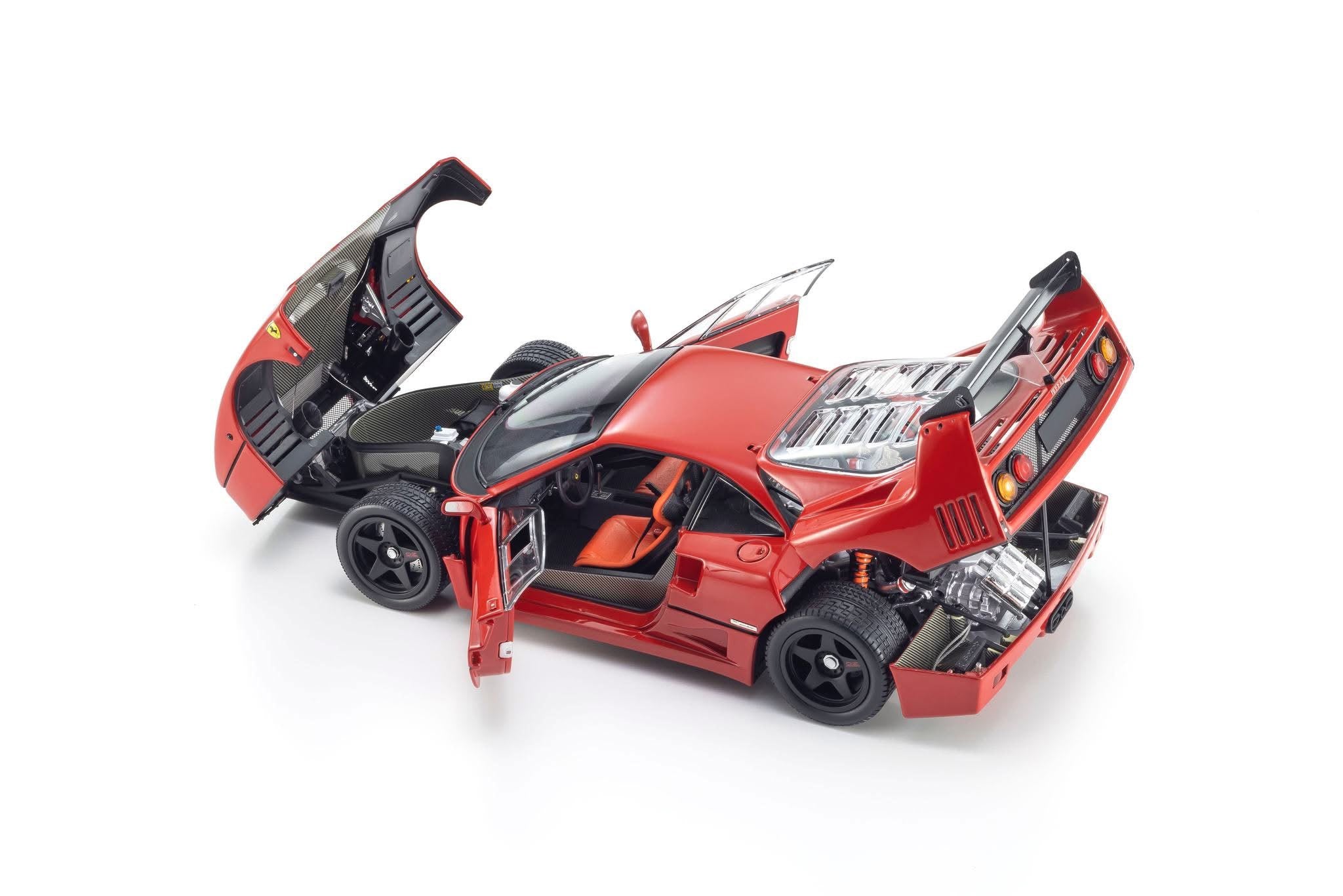 Kyosho - Ferrari F40 Light Weight with LM Wings (Rosso Corsa Red) 1:18