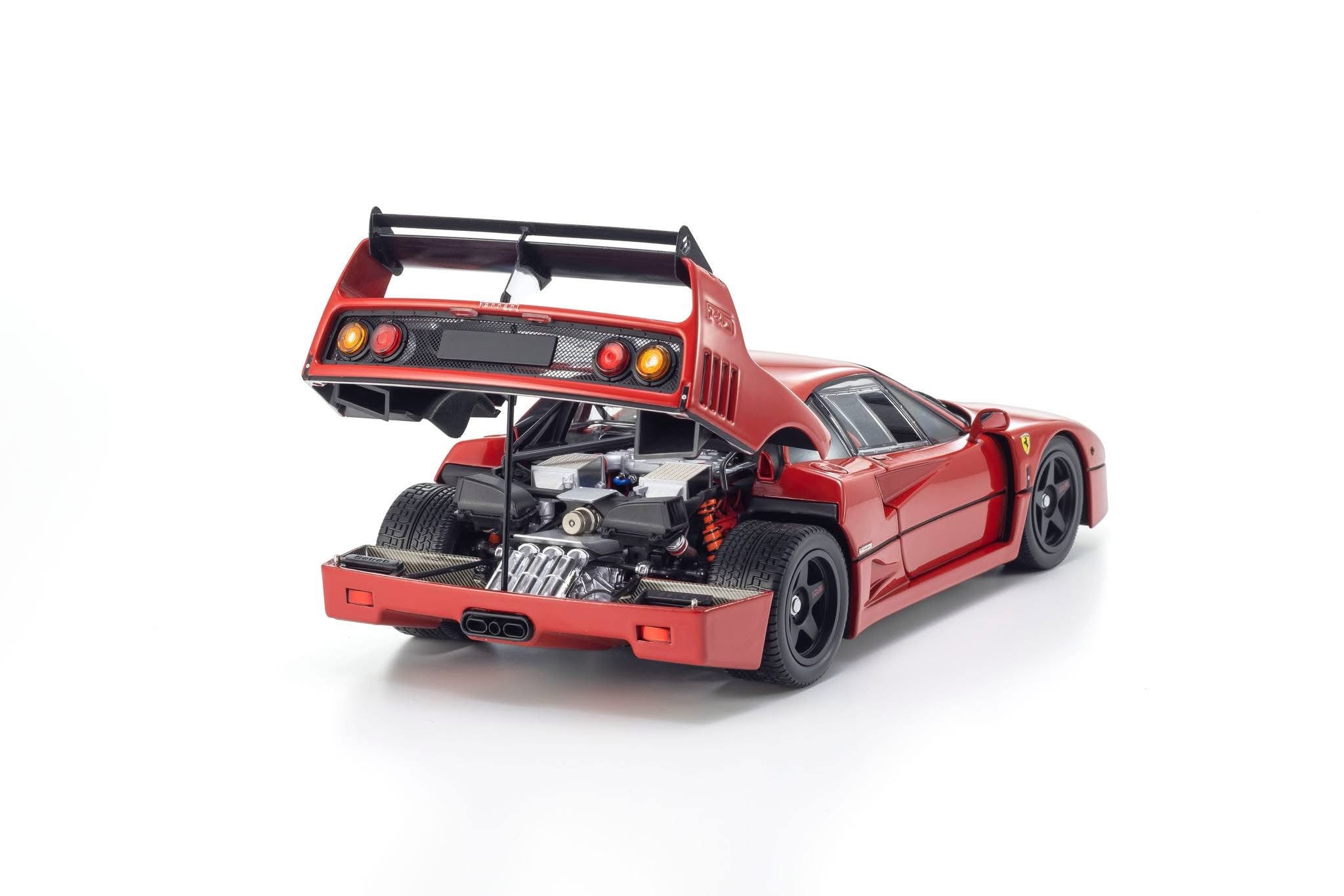 Kyosho - Ferrari F40 Light Weight with LM Wings (Rosso Corsa Red) 1:18